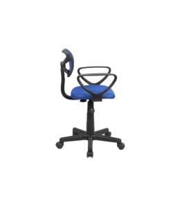 SEDIA UFFICIO BLU "SPOT2" CON BRACCIOLI, 54X87X44 CM